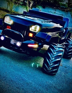 Wrangler jeep fully modified