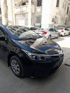 Corolla Xli 2019 black color for sale