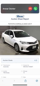 2017/12 Corolla Axio