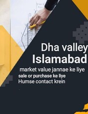 marigold 8 Marla plot for sale in dha valley Islamabad transfer able
