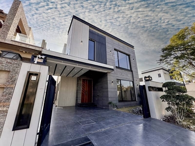 7-Marla Brand New Solid Constructed Double Unit Modern Design House For Sale In DHA