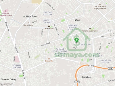 1 Kanal Plot For Sale In Block Ff Dha Phase 4 Lahore