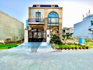 Close to Park Back of 120 Ft Road Semi Furnished 5 Marla Luxury House For Sale DHA 9 Town Block C
