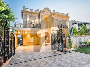 Fully Basement Fully Furnished Spanish Design 1 Kanal Brand New Villa For Sale Near To Goldcrest Shopping Mall DHA Phase 4 Block BB