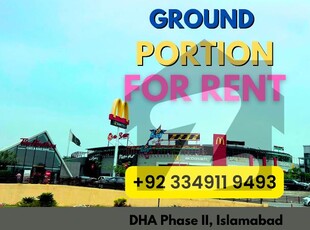 Ground Portion For Rent Prime Location DHA Phase II DHA Phase 2 Sector A