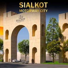 5 Marla residential plot in Sialkot Motorway City. Total paid.