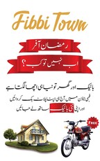 RAMZAN OFFER GET NEW 70 CC BIKE 120 Square Yards Plots For sale In The Perfect Location Of Fibbi Town