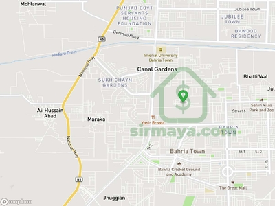6 Marla Plot For Sale In Block H Canal Garden Lahore