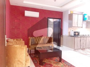 One Bed Fully Furnished Flat available for rent in Secter C Bahria Town Lahore Bahria Town Gulmohar Block