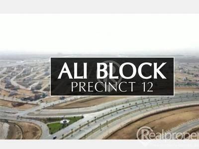 Residential plot 125 Sq.yds Ali Block Precinct 12 for sale in Bahria town Karachi