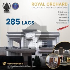 10 Marla House For Sale In Multan Public School Road Royal Orchard Block C