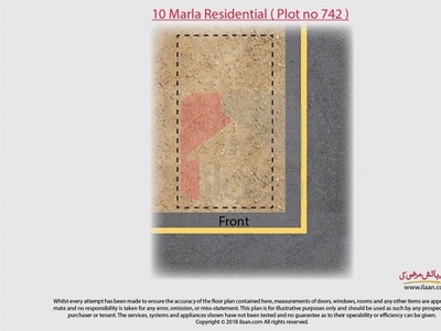 10 marla plot ( Plot no 742 ) for sale in Talha Block, Bahria Town, Lahore