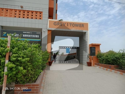 3 BED DD 1400 SQFT FLAT FOR RENT Grey Noor Tower & Shopping Mall