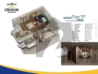 B-Type 8th Floor Tarnol Face 1750.Sqft 03-Bedroom Luxury Apartment For Sale Lifestyle Residency