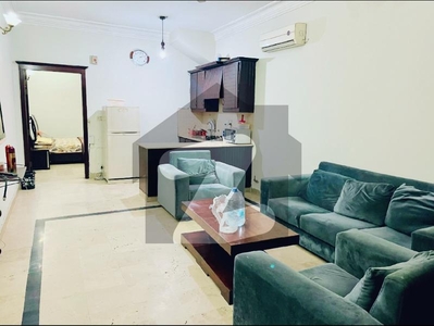 F-11 Markaz 1 Bed 1 Bath with Tv Lounge Kitchen Car Parking Available for Rent F-11