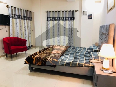 WE HAVE THREE BEDROOM LUXURY FURNISHED APARTMENT AT THE BEAUTIFUL LOCATION OF BAHRIA TOWN ISLAMABAD Bahria Town Rawalpindi