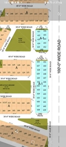 West Open Corner with Green belt 60 ft Road plot for Sell