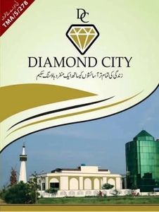 6 Marla Plot For Sale in Cantt Block Diamond City Sialkot