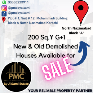 200 Square Yard House for Sale in Karachi North Nazimabad Block A