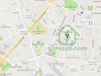 1 Kanal Commercial Plot For Sale In Mm Alam Road Gulberg 3 Lahore