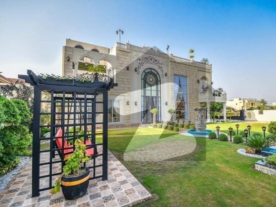 2 Kanal Most Luxurious Spanish Design House For Sale ( 1 Kanal House with 1 Kanal Lawn) Near To Carrefour & Park Hot Location DHA Phase 7 Block S
