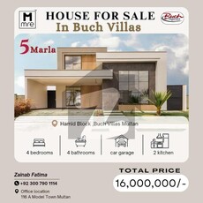 5 Marla brand new house for sale in Buch Villas Buch Executive Villas