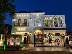 Corner 12.5 Marla Brand New Victorian Designer ,Next Generation Lavish House For Sale In Sector C Near To Talwar Chowk , Walking Distance Comercial Hub ,LDA Approved Area Demand 7.8 Bahria Town Lahore