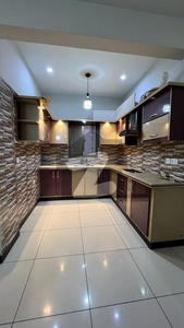 3 BD & Drawing Dining (1600)Sqft Flat Available For Rent 2nd Floor With Roof Gulistan-e-Jauhar Block 7