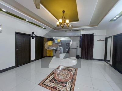 Defence Phase 6 Sami Furnished 3 Bedrooms Drawing Dining Big Lounge 2nd Floor With Lift Family Building Tiled Flooring West Open Well Maintained Fully Secure Area DHA Phase 6
