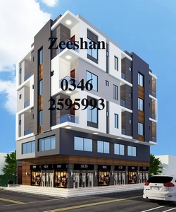 Commercial Flat (Lease) with lift/elevator (Malir 15 stop k bilkul Pass)
