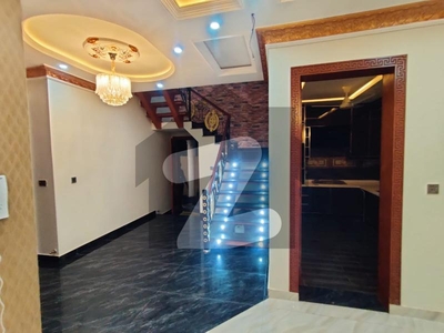 10 Marla Corner Brand New Luxery Spanish Style House Standard Size Double Storey Available For Sale Near Wapdatown Tariqgarden Lahore By Fast Property Services With Geniune Pictures Tariq Gardens