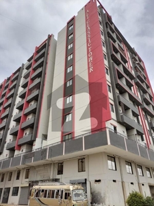 2 BED LOUNGE FLAT FOR SALE IN NEW BUILDING ALI CLASSIC TOWER North Karachi