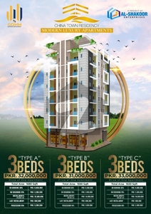 3BDD Apartment Available On Installment In Shaheed E Milat Road Near Shahrai E Faisal Karachi For Sale Shaheed Millat Road