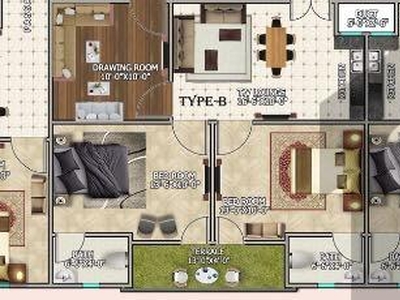906 Square Feet Flat For Sale In Rs. 10500000/- Only Garden West
