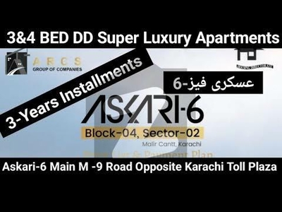 Askari 6 Apartment Available For Sale on Installments Askari 6