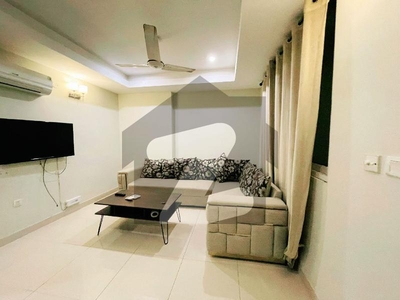 Exective Heights 2 Bed 2 Bath Tv Lounge Kitchen Car Parking Furnished Apartment Available For Rent In F-11 Markaz Executive Heights