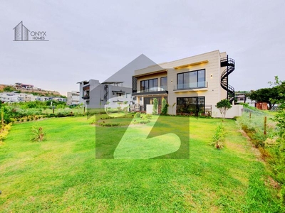 High Quality Designer House With Huge Lawn At Back Bahria Greens Overseas Enclave