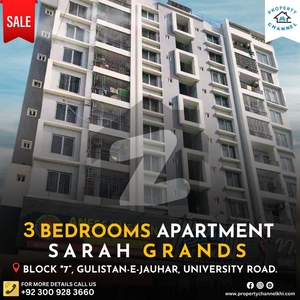 SARAH GRANDS 3 BEDROOMS APARTMENT Gulistan-e-Jauhar Block 7