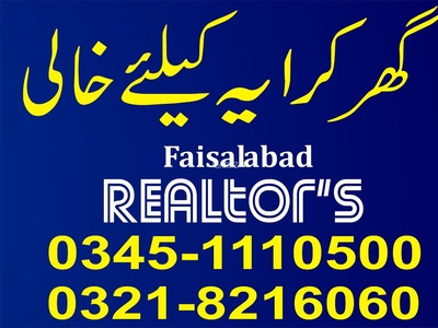 3 Marla House for Rent in Faisalabad Jinnah Colony