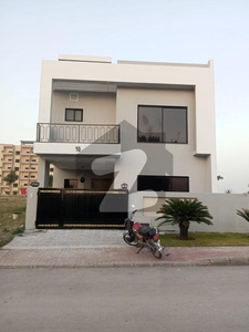 Bahria Enclave Sector I Very Nice Location 7.5 Marla House Construction Is On Marla 1.5 Marla Extra Land Inside The Boundaries Of Double Category Corner Plus On Main Boulevard Road 2 Electrical Meters Are Installed Two Separate Entrance Bahria Enclave Sector I