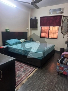 Flat Available On Rent 4th Floor With Roof, Elegantly Designed 3 Bed Drawing With All Attach Bathroom And Lounge With Roof Access. Rashid Minhas Road