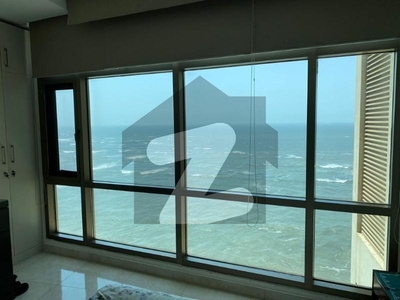 Fully furnished 3 Bedrooms Full sea facing is available for rent Emaar Crescent Bay