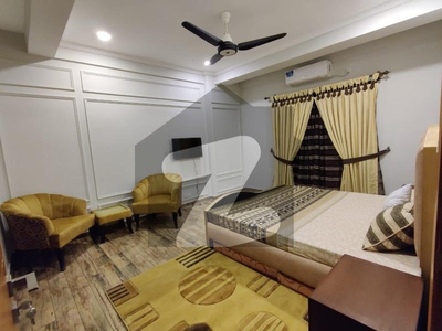 Out class 1 bed room fully furnished apartment in bahria height d block Bahria Town Phase 1