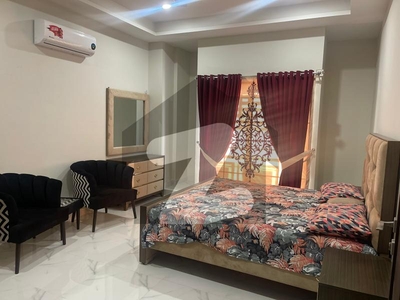 Two Bedroom Luxury Furnished Apartment Available For Rent Brand New Building And Apartment 2 Left Available Electricity Backup Save Mart Mosque Food Street All Facilities Available Near Building Bahria Town Phase 7