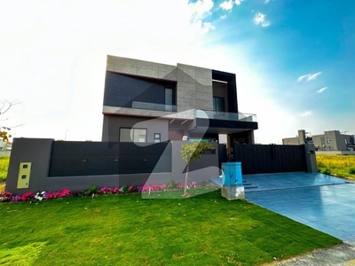 1 Kanal brand new ultra modern design house available for sale DHA Phase 7 with full basement home theater swimming pool DHA Phase 7