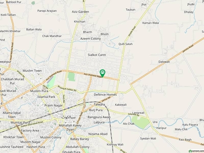 6 Marla Plot Available At A Very Prime Location In Cantt On Main Ghazi Pur Road Sialkot
