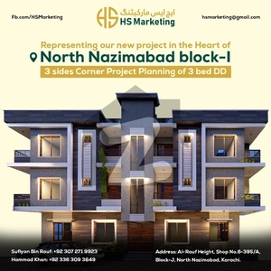 Portion Available 2nd floor with Roof Block D On installment of 6 months North Nazimabad Block D