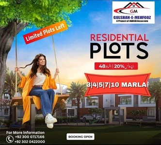 10 Marla Hot Location Plot For Sale in Gulshan-E-Mehfooz Housing SWL