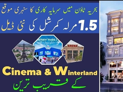 1.5 Marla Prime Commercial Investment Opportunity in Bahria Town, Sector F