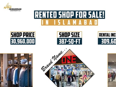 Prime Investment Opportunity! Rented Shop for Sale in Amazon Mall! Secure Passive Income - Your Gateway to Smart Business Ownership!